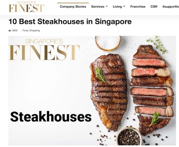 Best steak in singapore | Picanhas' - Picanhas'